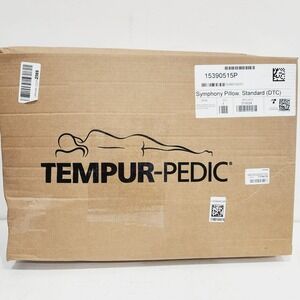 Tempur-Pedic Symphony Dual-Sided Pillow – Standard‎ 23.5x17.7x5.5 Soft Feel